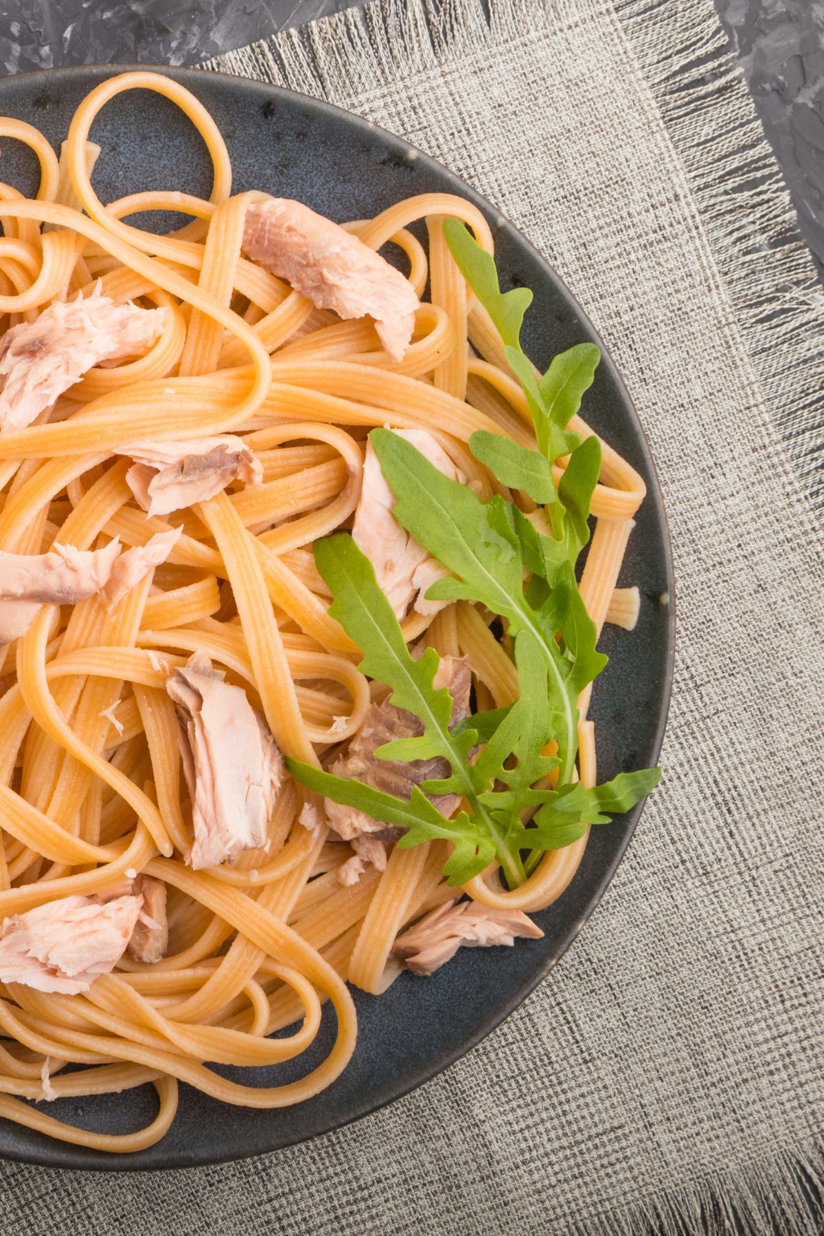 Low fodmap arugula with pasta.