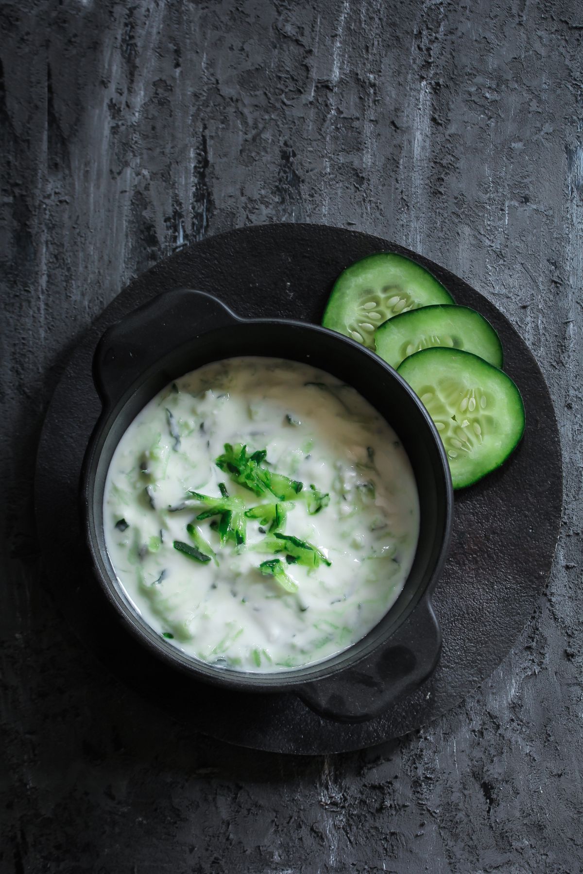 low fodmap cucumber dip.