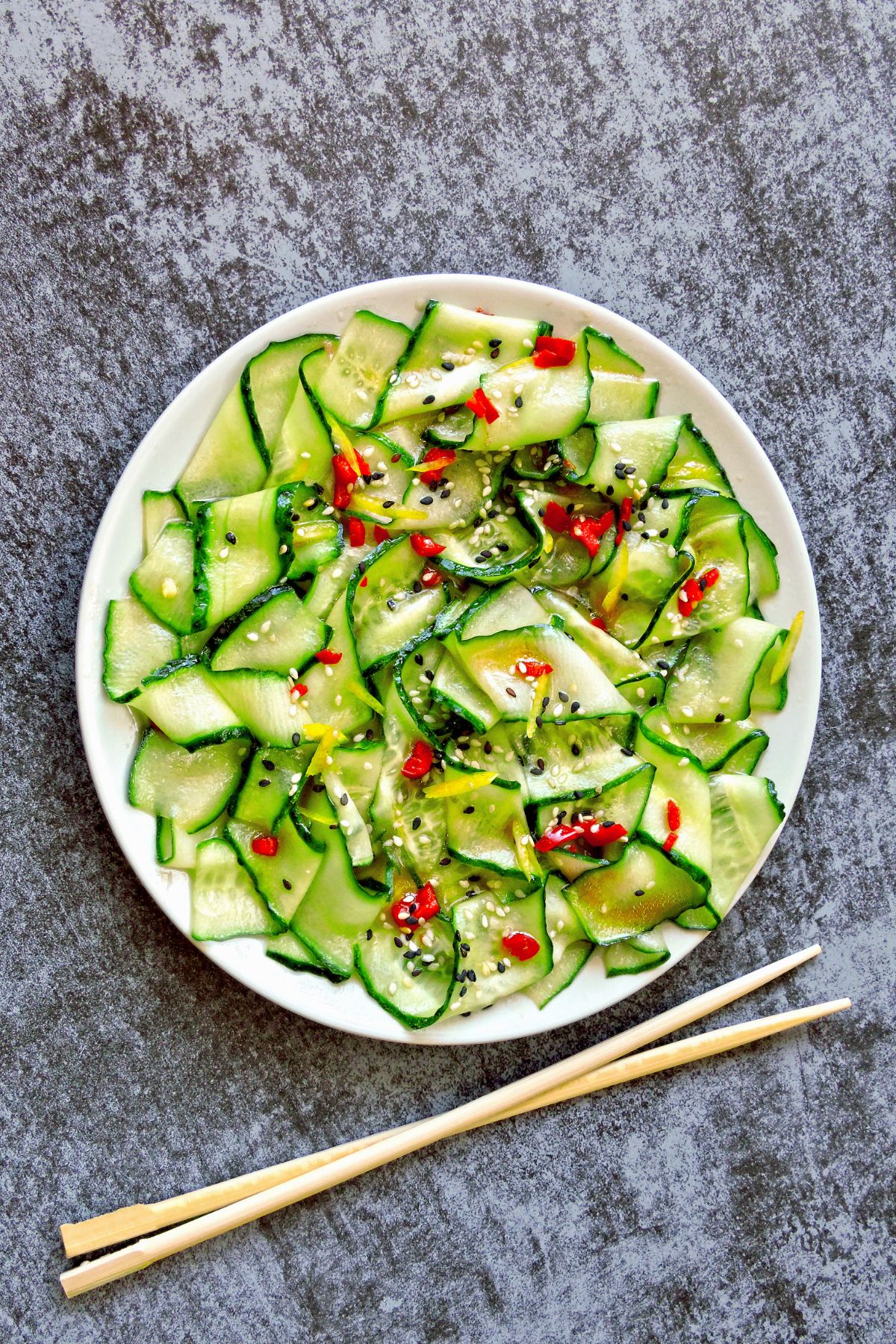 low fodmap cucumber salad.